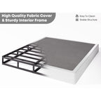 Sommier métallique FSCHOS de 7 pouces, sommier de base, sans pieds