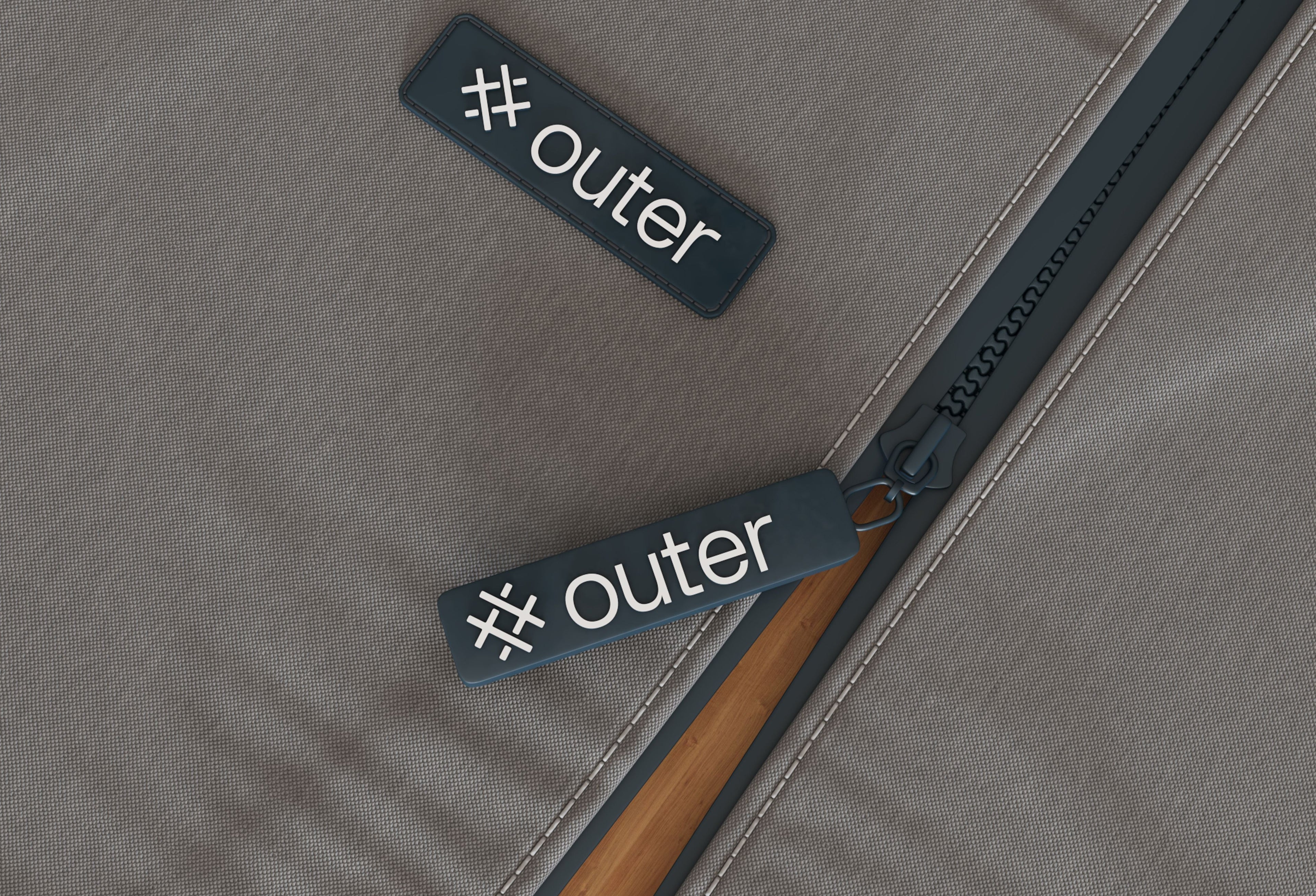 Housse pour canapé d'angle en teck en forme de U - 7 places