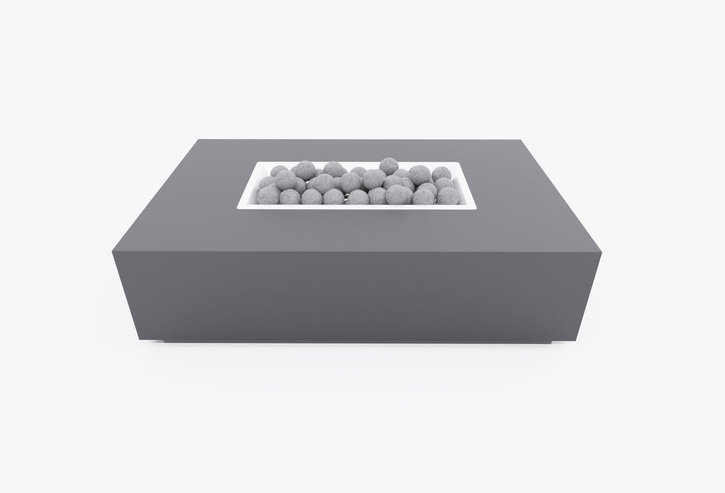 Table foyer rectangulaire en béton