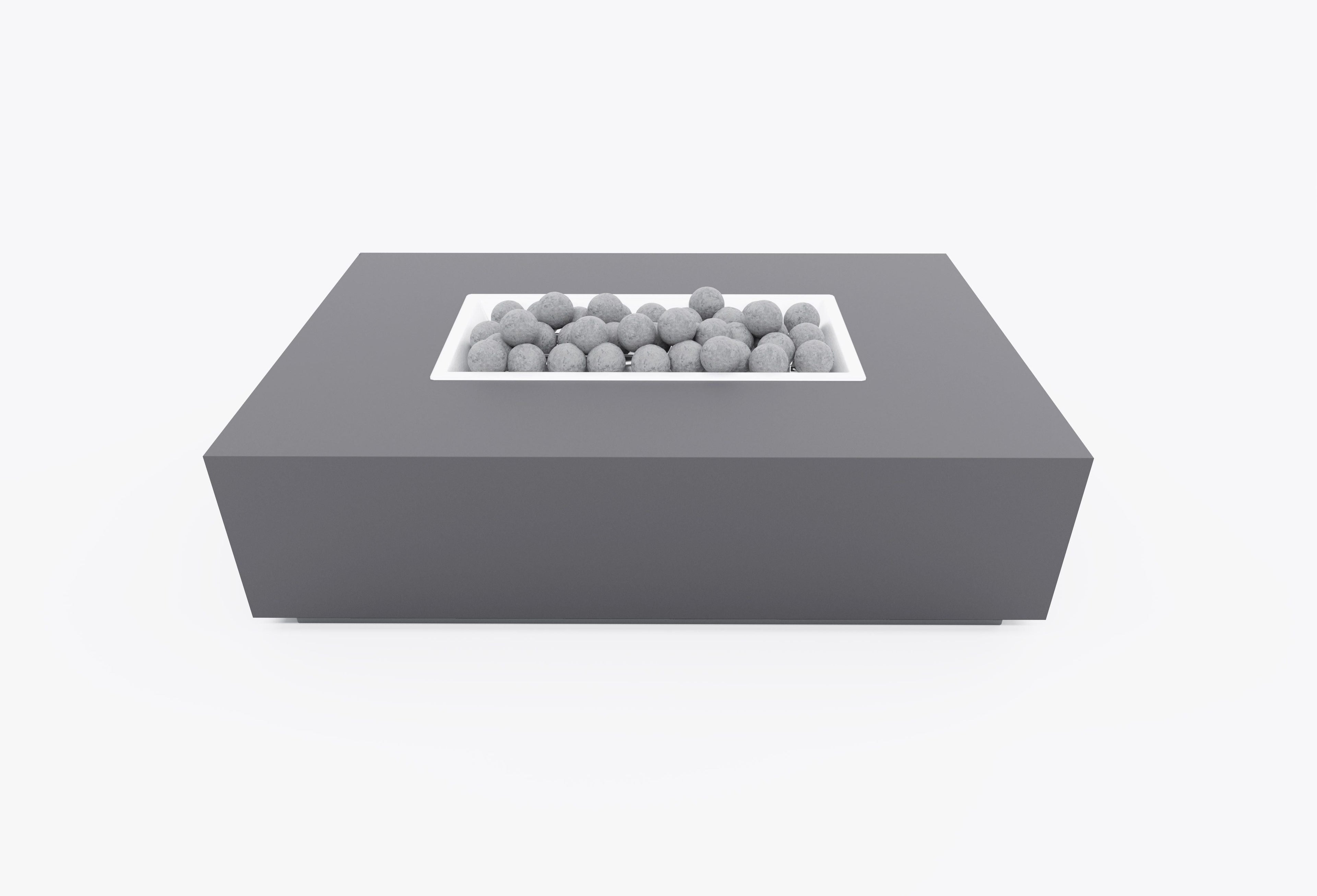 Table foyer rectangulaire en béton