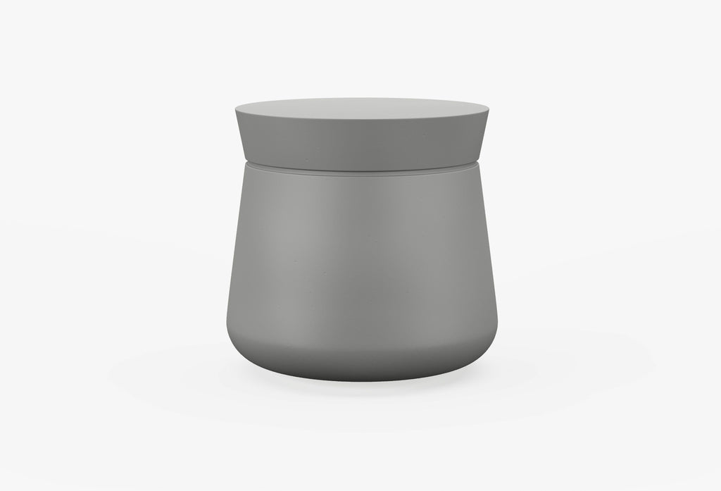 Table d'appoint d'extérieur ronde en béton