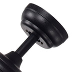 Ventilateur de plafond Garlow noir mat à 5 pales avec lustre en cristal et coupelles en forme de fleurs (télécommande incluse) - 52 pouces de diamètre