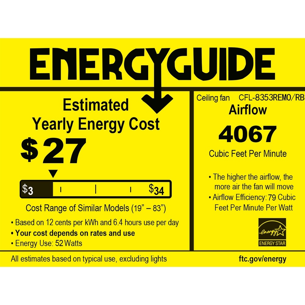 Ventilateur de plafond éclairé à 5 pales en bronze rustique Gliska avec abat-jour en cristal