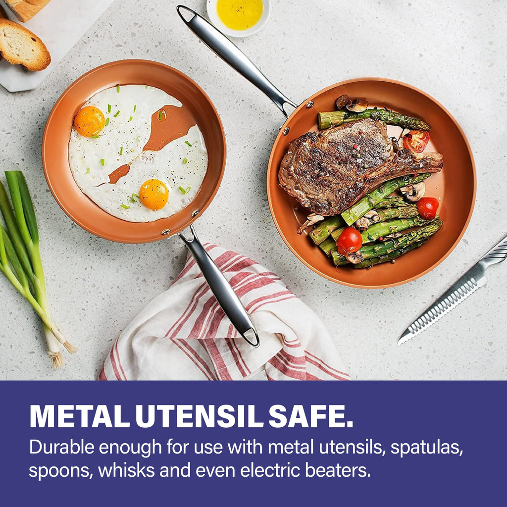 Batterie de cuisine et ustensiles de cuisson Gotham Steel Pro anodisé dur 20 pièces