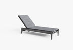 Coussin de chaise longue en aluminium ou en osier