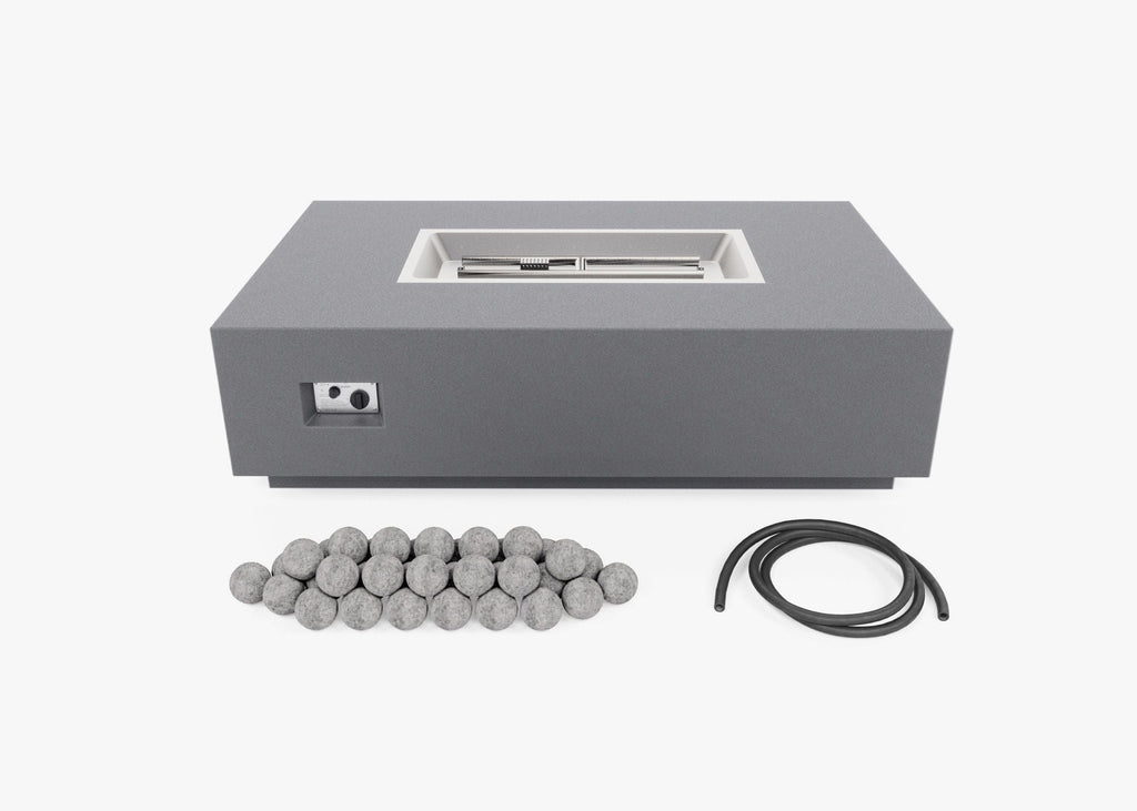 Table foyer rectangulaire en béton