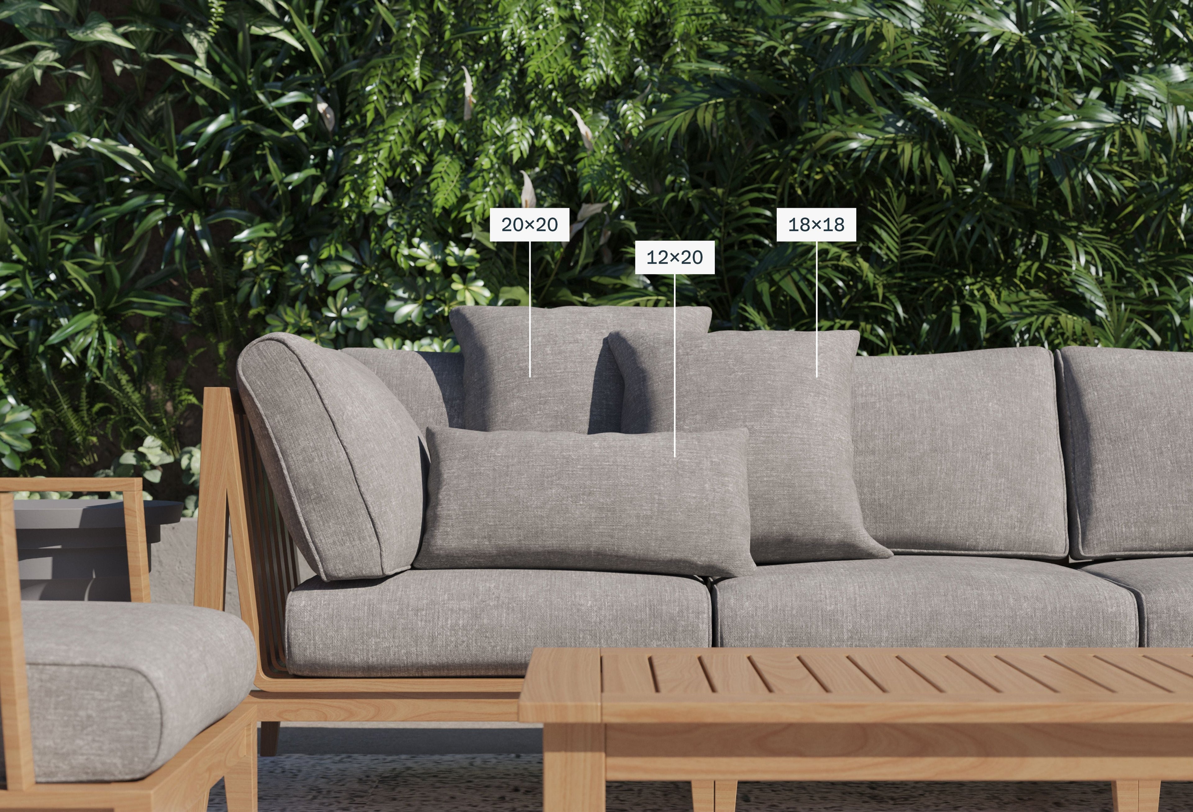 Coussin décoratif d'extérieur OuterWeave