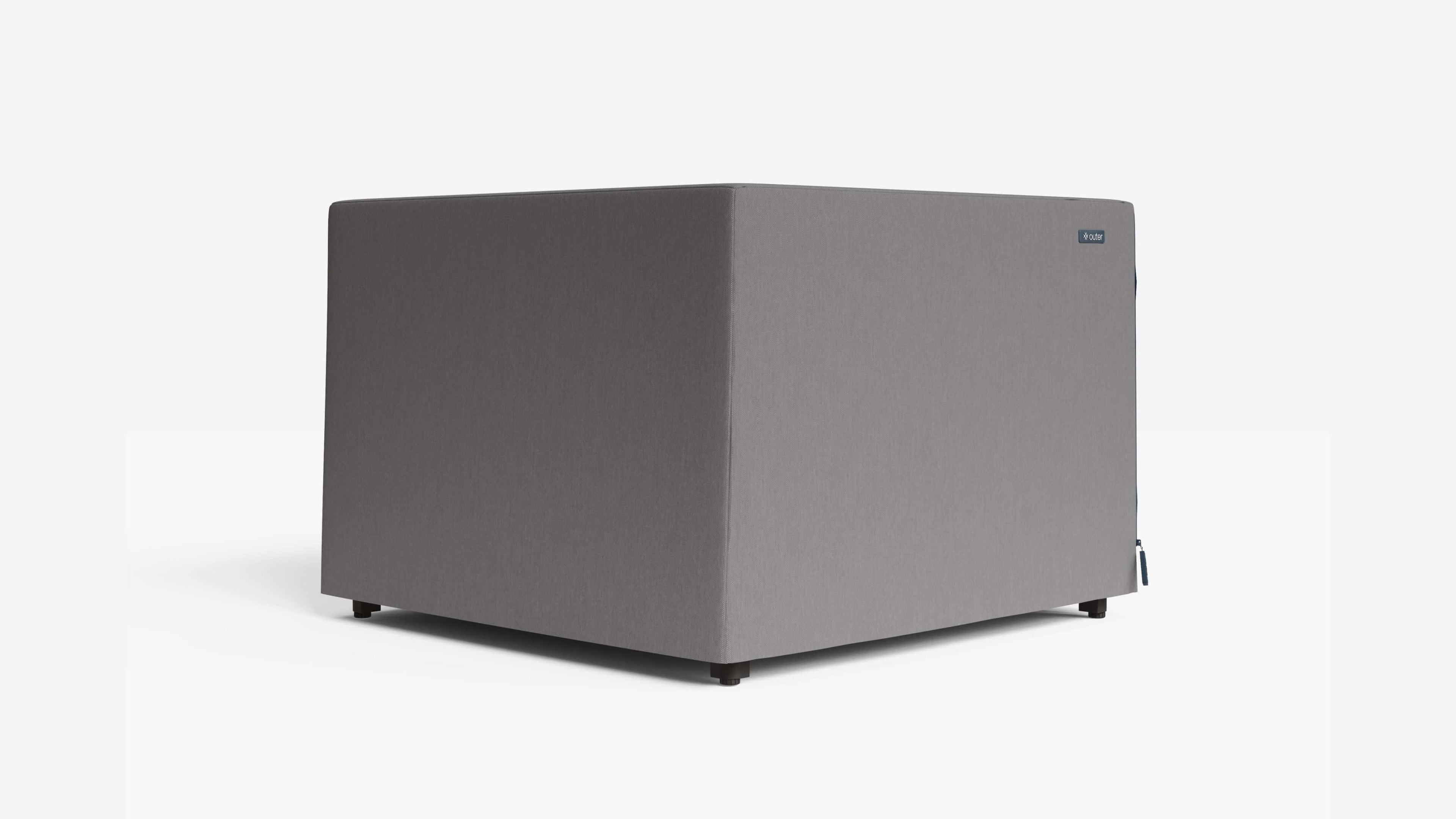 Housse pour table de salle à manger carrée en aluminium