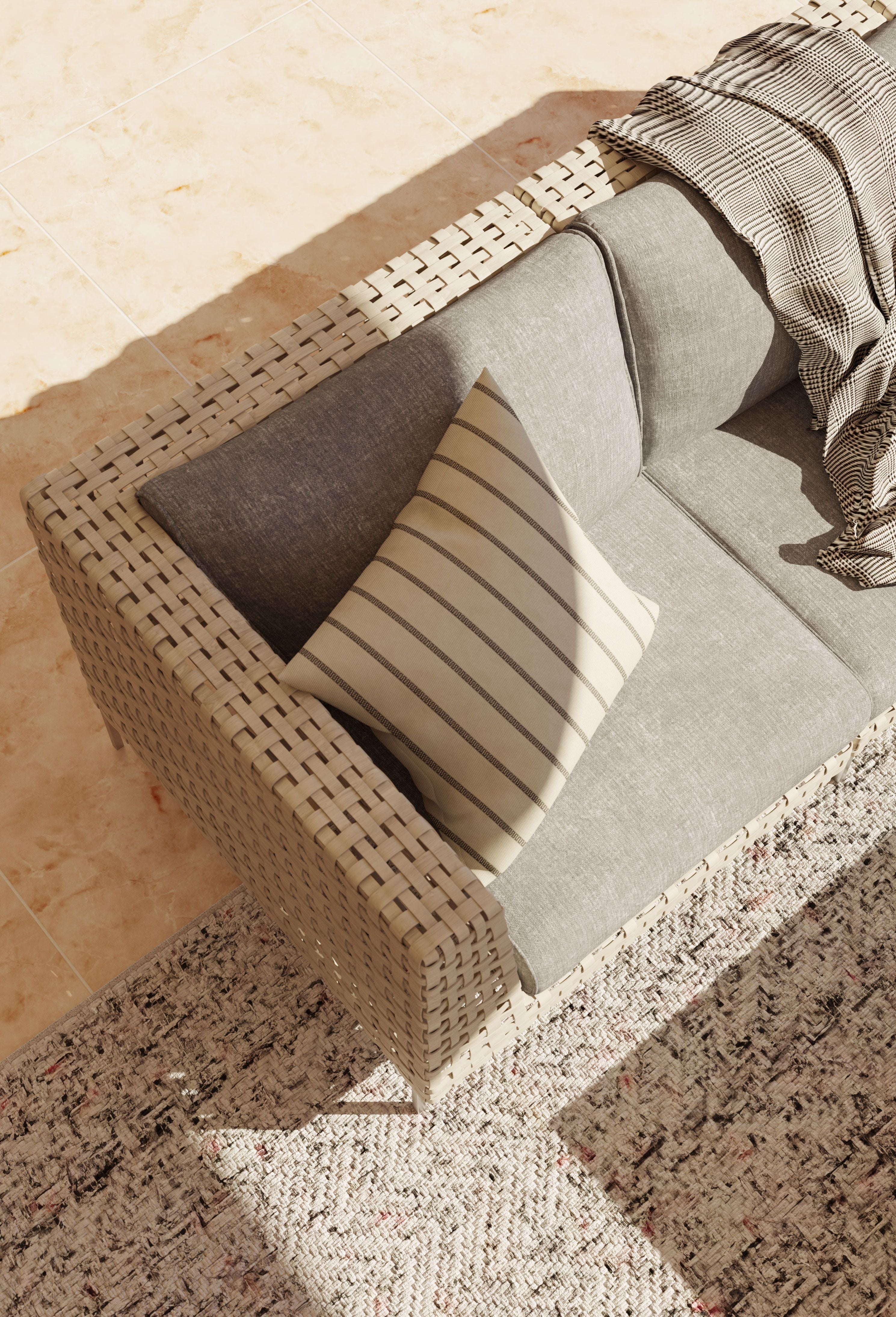 Coussin décoratif d'extérieur OuterWeave