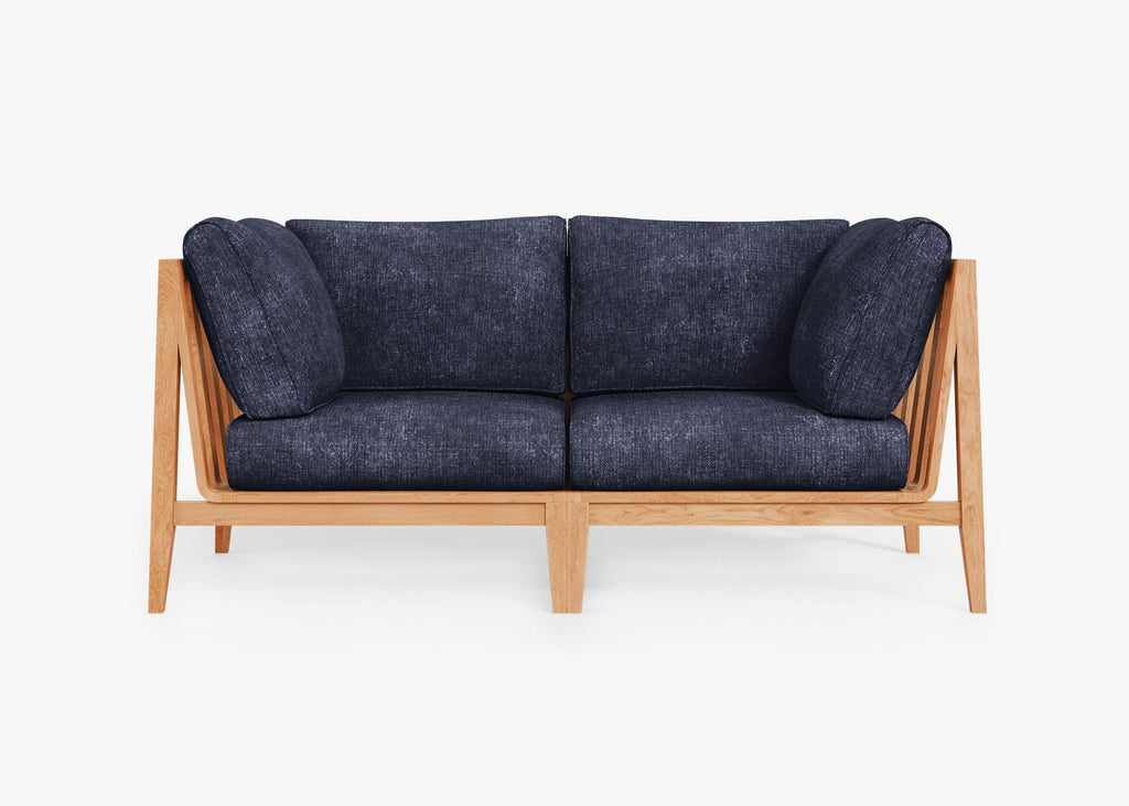 Canapé deux places d'extérieur en teck (Expérience extérieure)