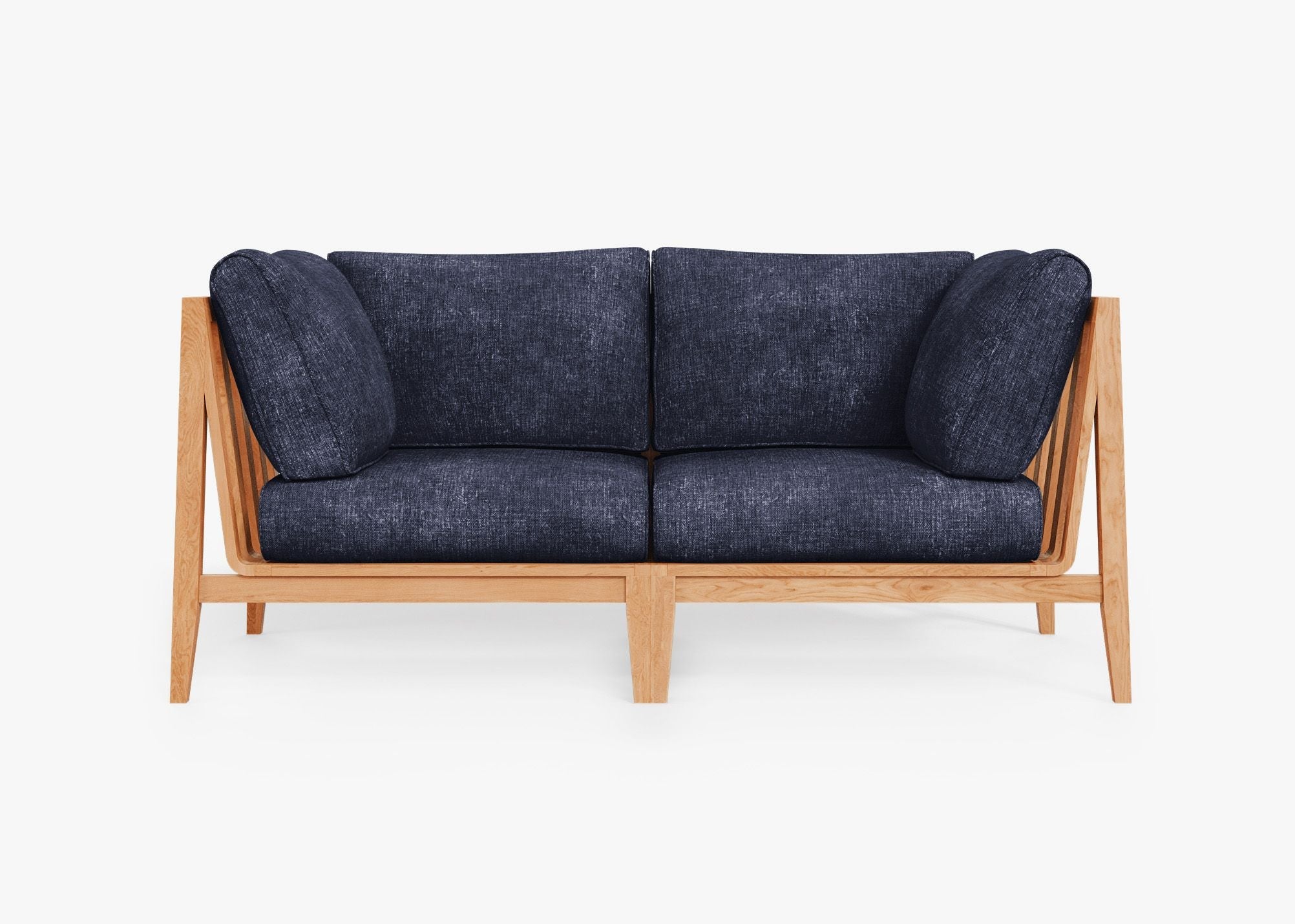 Canapé deux places d'extérieur en teck