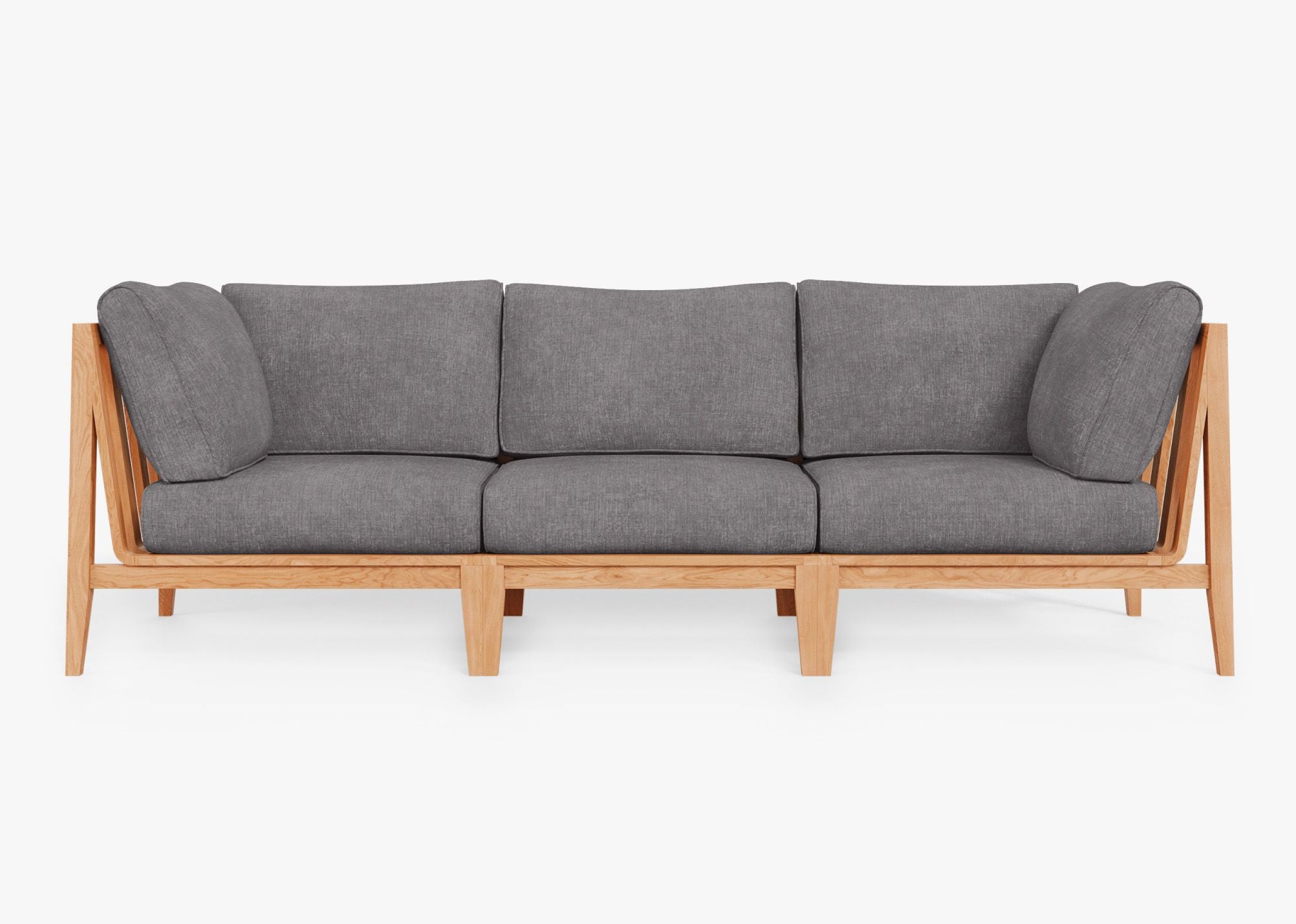 Canapé d'extérieur en teck - 3 places