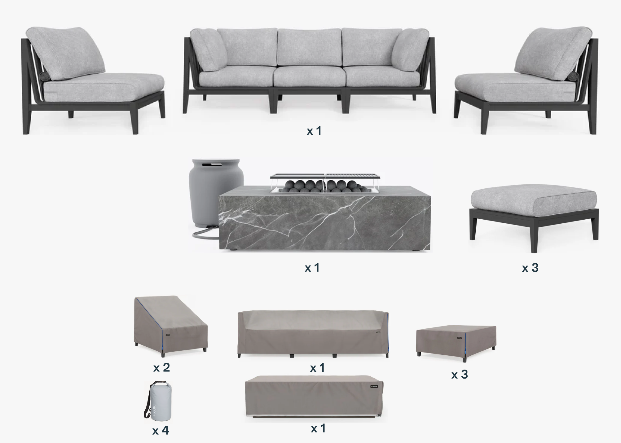 Le pack salon de jardin le plus vendu