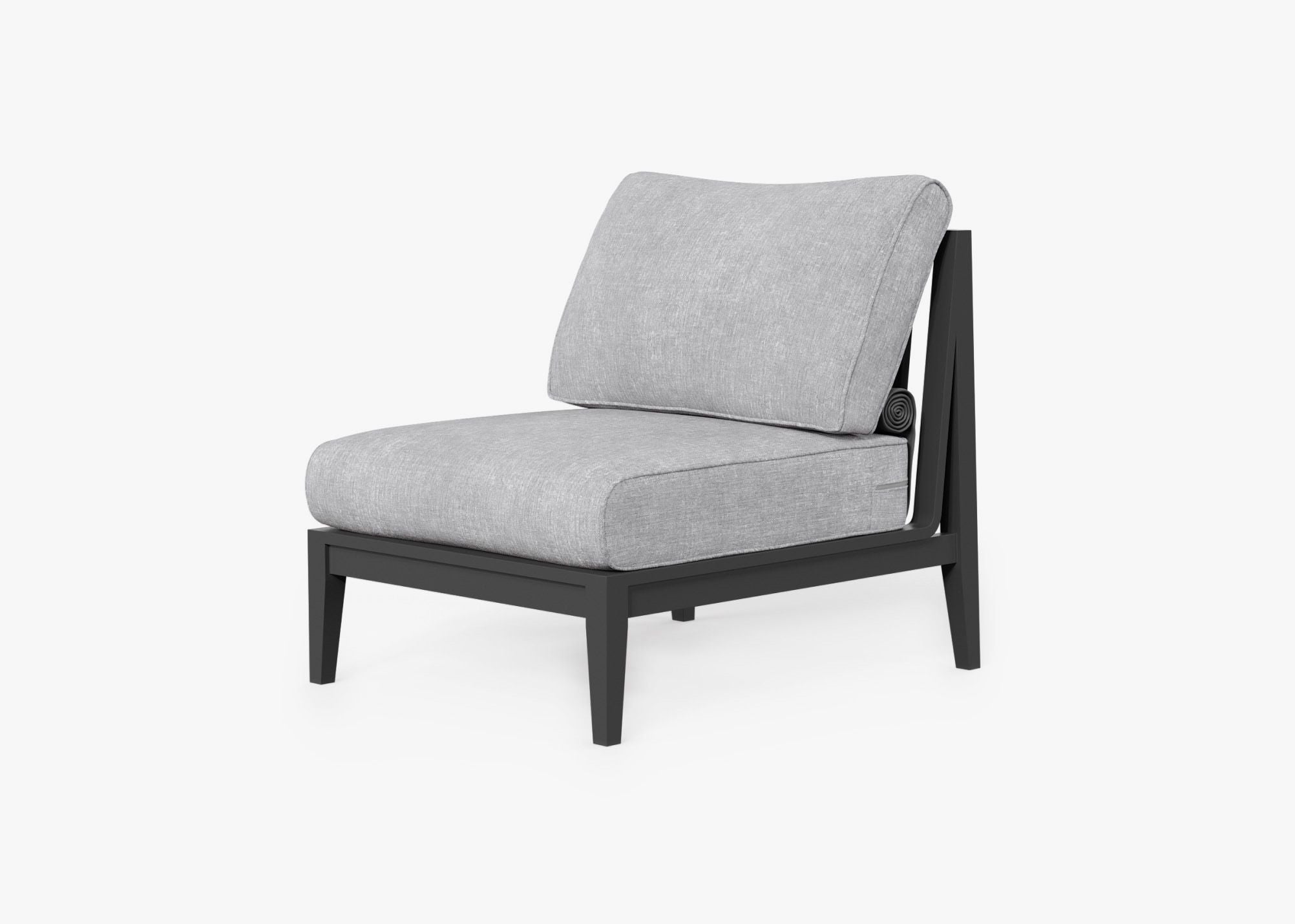 Housse pour chaise sans accoudoirs en aluminium