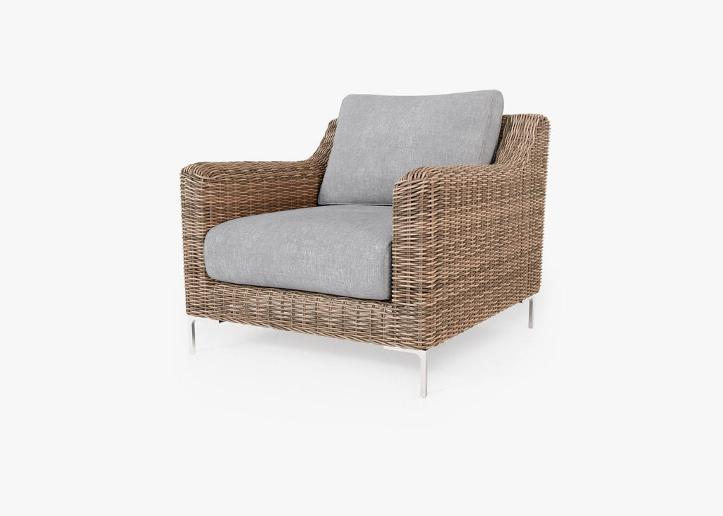 Housse pour fauteuil en osier