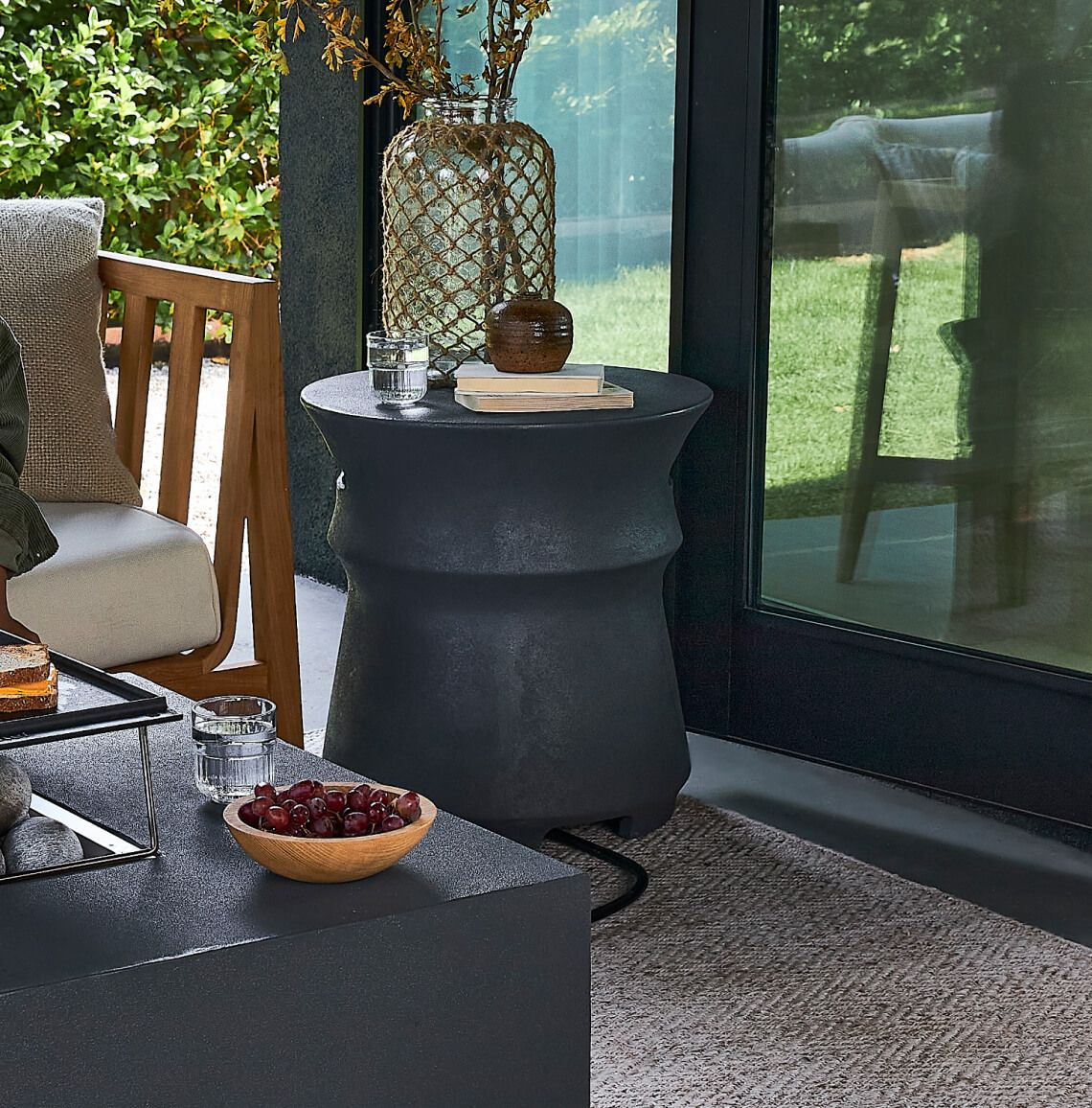 Couvercle de réservoir de propane en béton