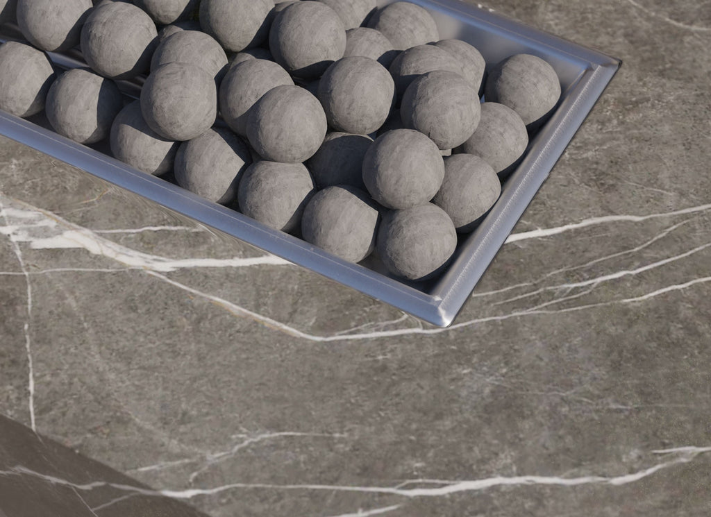 Ensemble de cuisson pour foyer OuterStone + housse pour bouteille de propane - Rectangulaire