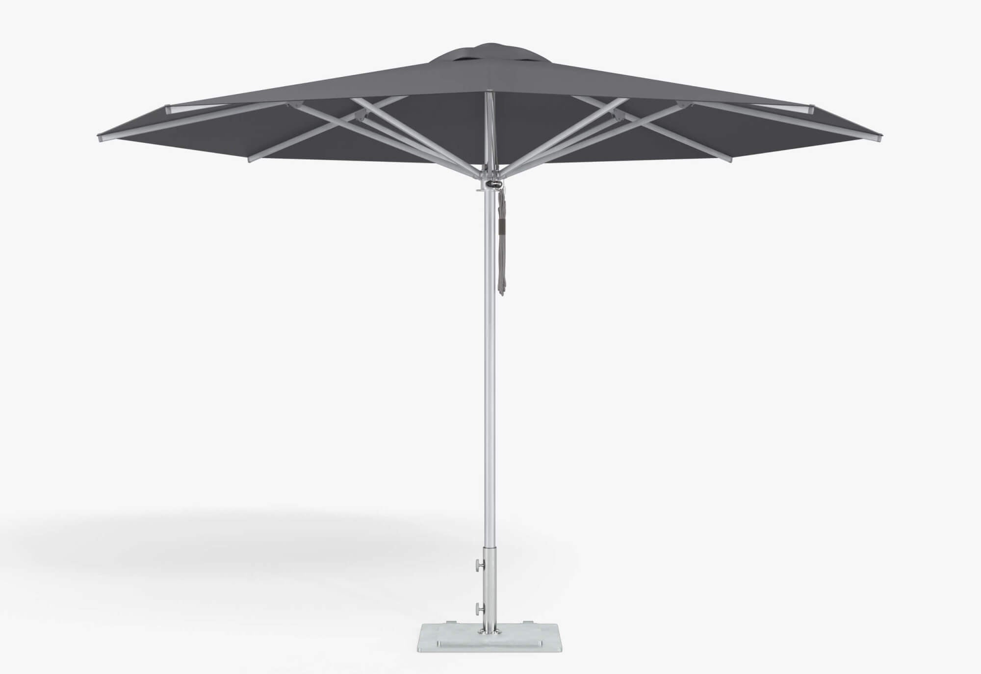 Parasol d'extérieur en aluminium de qualité marine