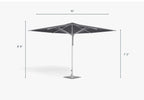 Parasol d'extérieur en aluminium de qualité marine