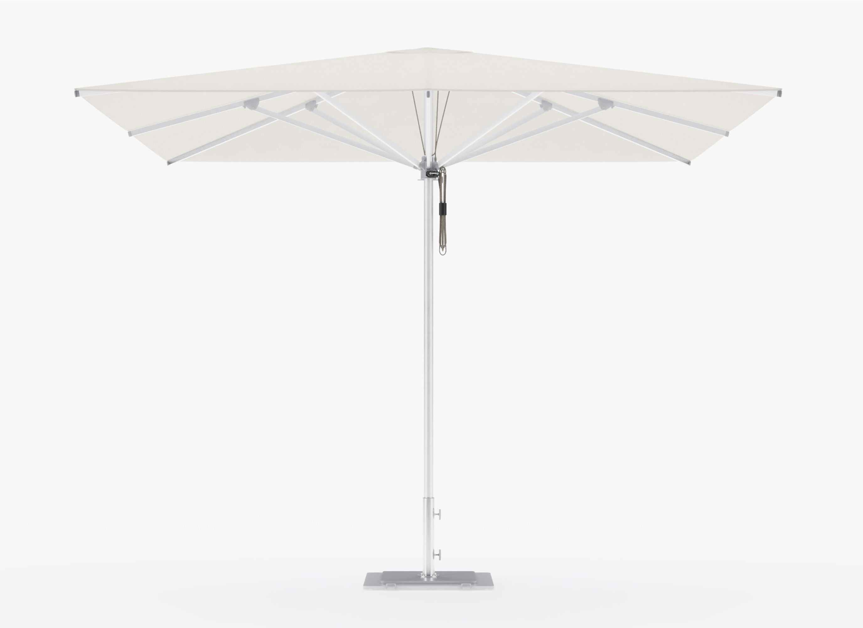 Parasol d'extérieur en aluminium de qualité marine